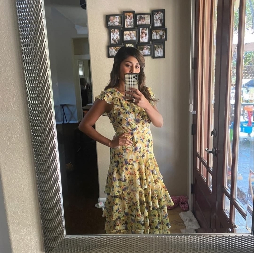 Floral Ruffle Dress - Picture 4 of 5